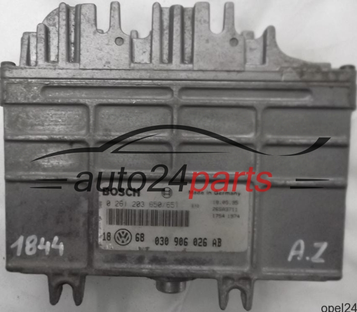MOTORSTEUERGERÄT ECU STEUERGERÄT VW VOLKSWAGEN GOLF VENTO 1.4 ABD 030906026AB, 030 906 026 AB, 0261203650/651, 0 261 203 650, 0 261 203 651, 28SA3711