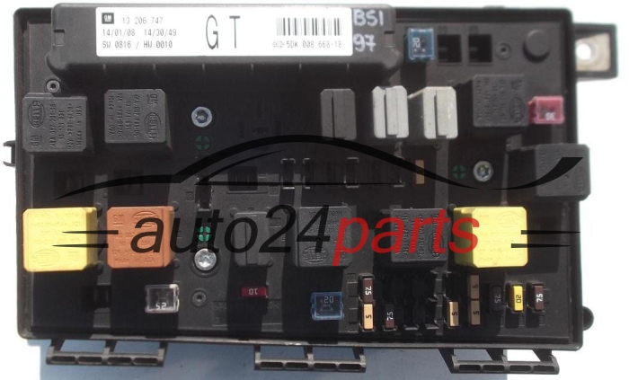 ELEKTRISCHER KASTEN SICHERUNGKASTEN SICHERUNG UND RELAIS STROMKASTEN RELAISKASTEN OPEL GM 13 206 747 GT HELLA 5DK 008 668-18