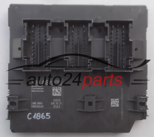 CENTRALKA MODUL STEROWNIK VW VOLKSWAGEN PASSAT 3AA937087E, 5WK 50449, 5WK50449