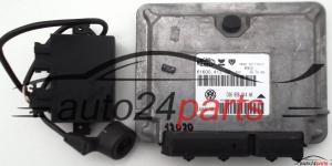 CALCULATEUR MOTEUR VW VOLKSWAGEN LUPO 1.4, 036 906 014 AK, 036906014AK, 61600.413.08, 6160041308, IAW4AV.V8