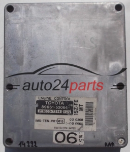 KOMPUTER STEROWNIK SILNIKA TOYOTA YARIS 1.0 1SZ-FE 8966152064, 89661-52064, 2110007214, 211000-7214 -  14222, 14111, 14310