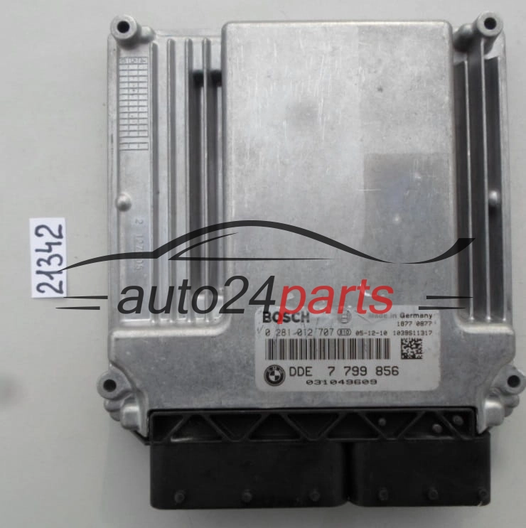 KOMPUTER STEROWNIK SILNIKA BMW E90 330 3.0 DIESEL BOSCH 0281012707, 0 281 012 707 DDE 7799856, 7 799 856
