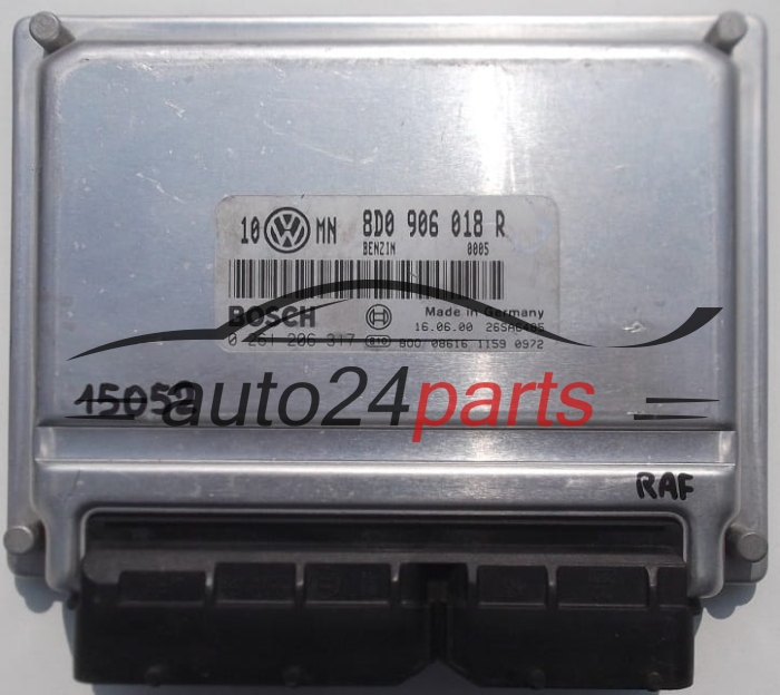 8D0906018R, 8D0 906 018 R, BOSCH 0261206317, 0 261 206 317