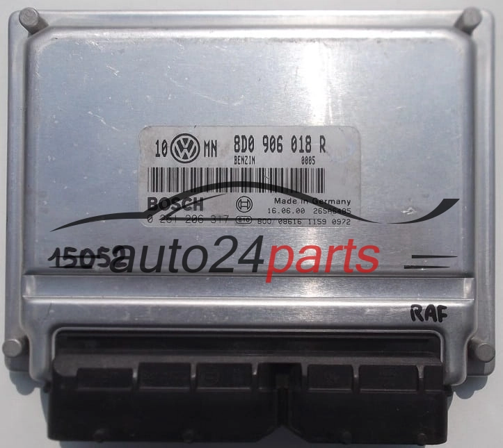 8D0906018R, 8D0 906 018 R, BOSCH 0261206317, 0 261 206 317