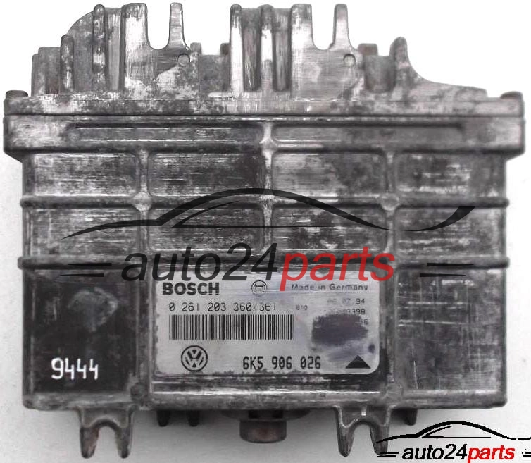 MOTORSTEUERGERÄT ECU STEUERGERAT SEAT IBIZA 1.4, BOSCH 0261203360/361, 6K5906026