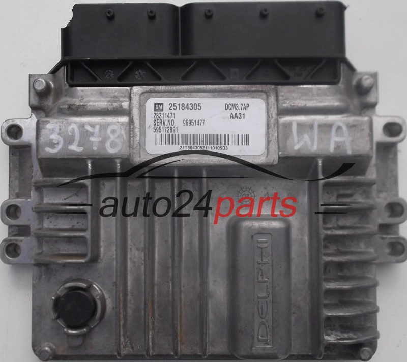 calculateur moteur pour opel chevrolet, holde, vauxhall antara 2.2 cdti