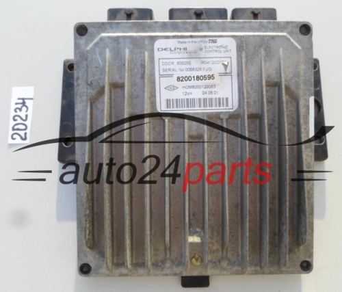 KOMPUTER STEROWNIK SILNIKA RENAULT CLIO 1.5 DCI Delphi R0410C017C, 8200180595, HOM 8200129063