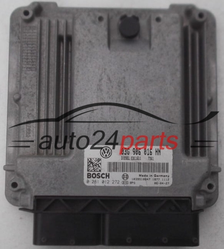 ECU CENTRALITA DE MOTOR VOLKSWAGEN CADDY 2.0 SDI BOSCH 0 281 012 272, 03G 906 016 HN