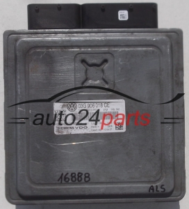CALCULATEUR MOTEUR VW VOLKSWAGEN PASSAT 2.0 TDI SIEMENS VDO 5WP45610 AE, 5WP45610AE, 03G 906 018 CE, 03G906018CE