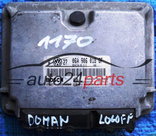 MOTORSTEUERGERÄT ECU STEUERGERÄT VW VOLKSWAGEN GOLF 2.0 06A906018GF, BOSCH 0261206757
