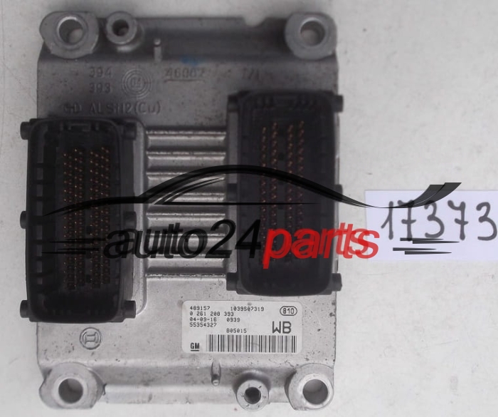 CALCULATEUR MOTEUR OPEL CORSA C 1.0 Z10XEP BOSCH 0 261 208 393, 0261208393, GM 55354327 WB