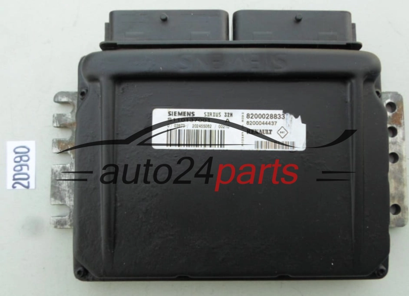 KOMPUTER STEROWNIK SILNIKA RENAULT MEGANE SCENIC 1.6 SIEMENS SIRIUS 32N S110137001 A, 110137001, 8200028833, 8200044437