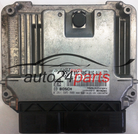 ΜΟΝΑΔΑ ΕΛΕΓΧΟΥ ΚΙΝΗΤΗΡΑ VW VOLKSWAGEN GOLF 1.4 TSI 03C906016AJ, 03C907309A, BOSCH  0261S05808