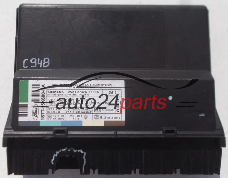 1S7T15K600HA, 1S7T-15K600-HA, SIEMENS 5WK48732A, 5WK4 8732A