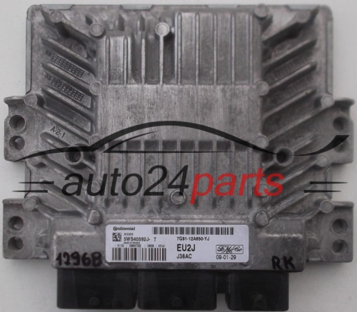 CENTRALITA DE MOTOR  FORD MONDEO 1.8 TDCI 7G91-12A650-YJ, 7G9112A650YJ, 5WS40592J-T, 5WS40592JT, EU2J 