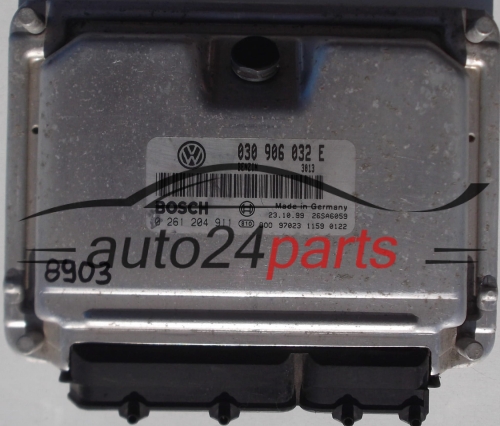 ΜΟΝΑΔΑ ΕΛΕΓΧΟΥ ΚΙΝΗΤΗΡΑ VW VOLKSWAGEN LUPO 6X1 1.0, BOSCH 0 261 204 911, 0261204911, 030 906 032 E, 030906032E