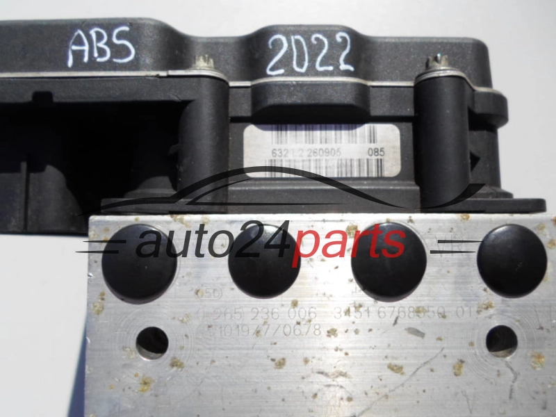 ABS PUMP BMW E60 BOSCH  0265236006, 3451676855001