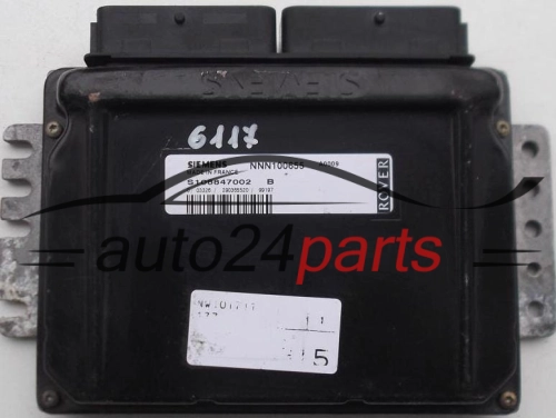 KOMPUTER STEROWNIK SILNIKA ROVER 75 MG ZT FREELANDER 2.5 V6 SIEMENS S108847002B,  NNN100655 A0009