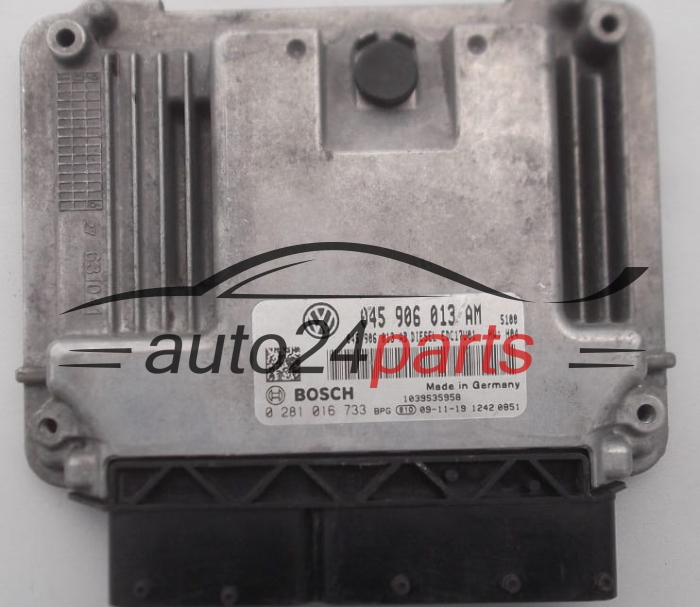 CALCULATEUR MOTEUR VOLKSWAGEN SEAT 1.4 TDI BOSCH 0 281 016 733,  045 906 013 AM