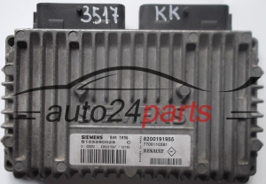 GETRIEBESTEUERGERÄT GETRIBESTEUERUNG RENAULT MEGANE 1.6 SIEMENS BVA TA96 S105280028 C, 105280028, 8200191955, 7700110261 