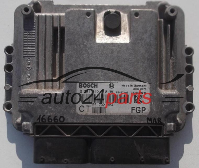 CENTRALINA DO MOTORE OPEL ASTRA ZAFIRA 1.9 CDTI BOSCH 0 281 012 710, 0281012710, GM 55 202 384 CT, 55202384 CT, 1039S10806