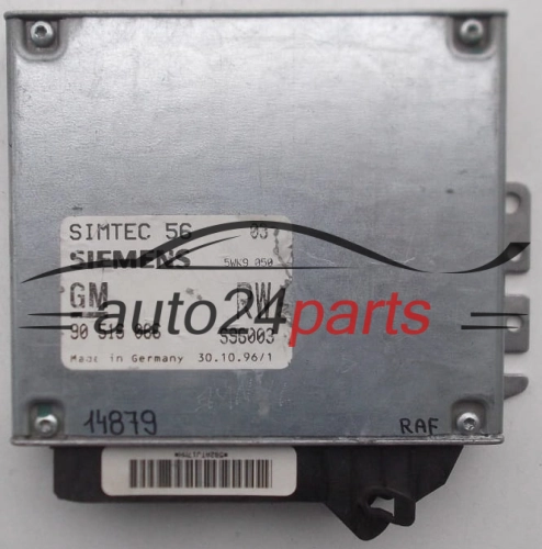SIEMENS 5WK9 050, 5WK9050, GM 90 519 066 RW, 90519066RW