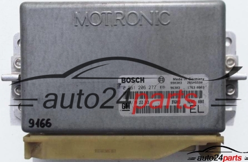 ECU ENGINE CONTROLLER OPEL VECTRA B 2.5 V6, BOSCH 0 261 206 277, 0261206277, 09 153 243 EL, 09153243 EL 