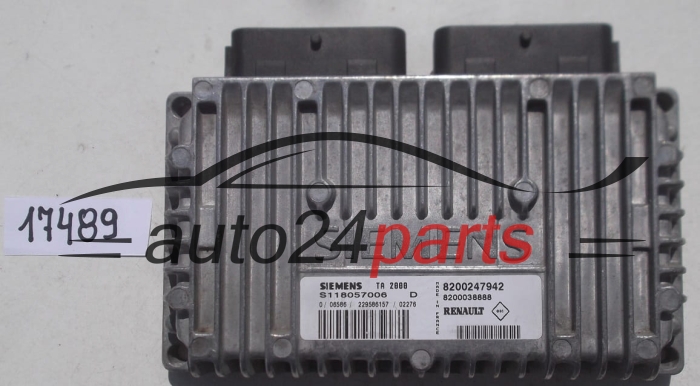 CENTRALINA CALCOLATORE SCATOLA DEL CAMBIO RENAULT SCENIC 1.6 16V SIEMENS S118057006 D