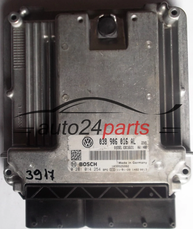 ECU ENGINE CONTROLLER VW VOLKSWAGEN T5 1.9 TDI 038906016AL