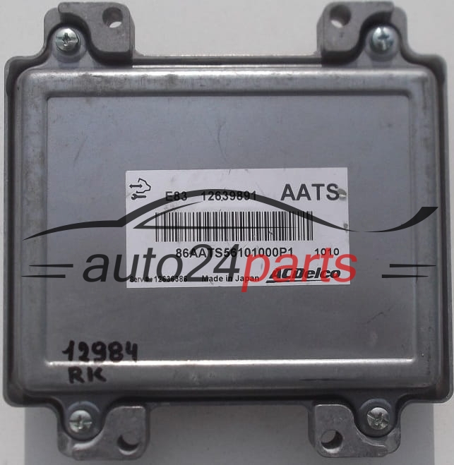 CALCULATEUR MOTEUR OPEL MERIVA B 1.4 A14XER 12639891 AATS 12636386 