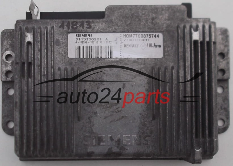 ΜΟΝΑΔΑ ΕΛΕΓΧΟΥ ΚΙΝΗΤΗΡΑ RENAULT SCENIC 1.4 S115300221 A, HOM7700875744