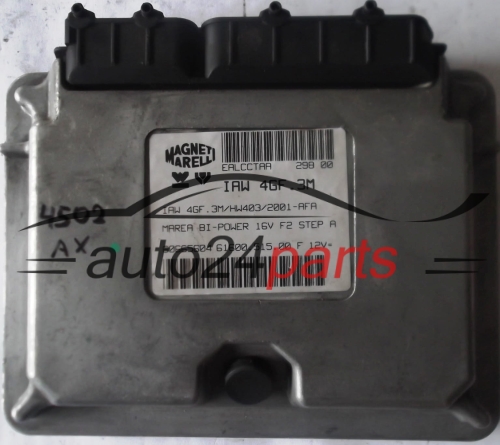 MOTORSTEUERGERÄT ECU STEUERGERAT FIAT MAREA IAW4GF3M, IAW4GF.3M, IAW 4GF.3M/HW403/2001-AFA, 60665604 6160051500, 61600.515.00