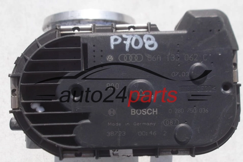 Σώμα πεταλούδας AUDI SEAT SKODA VOLKSWAGEN 06A 133 062 C, 06A133062C, BOSCH 0 280 750 036, 0280750036