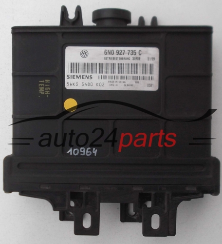 GETRIEBESTEUERGERÄT GETRIBESTEUERUNG VW VOLKSWAGEN LUPO 3L 1.2 TDI SIEMENS 5WK3 3480 K02, (01), 5WK33480K02, 6N0 927 735 C, 6N0927735C