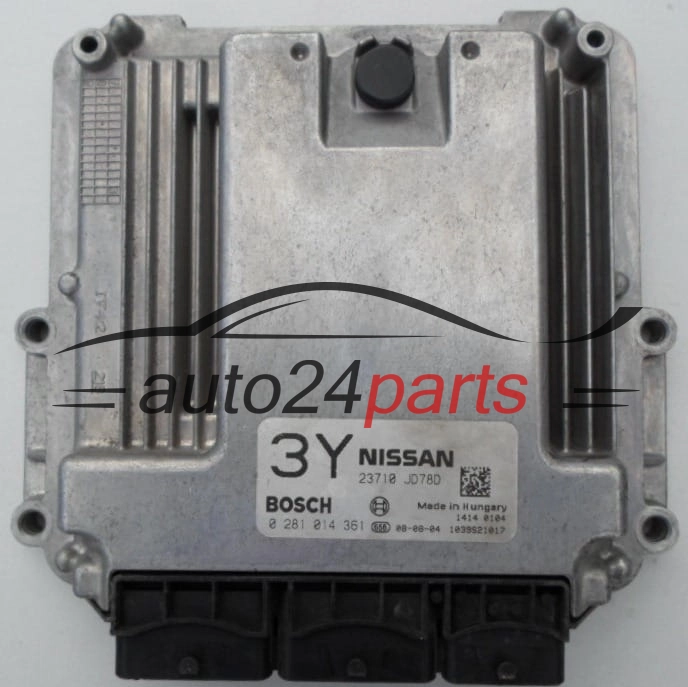 ECU CENTRALITA DE MOTOR  NISSAN QASHQAI 2.0 DCI BOSCH 0 281 014 361, 23710 JD78D