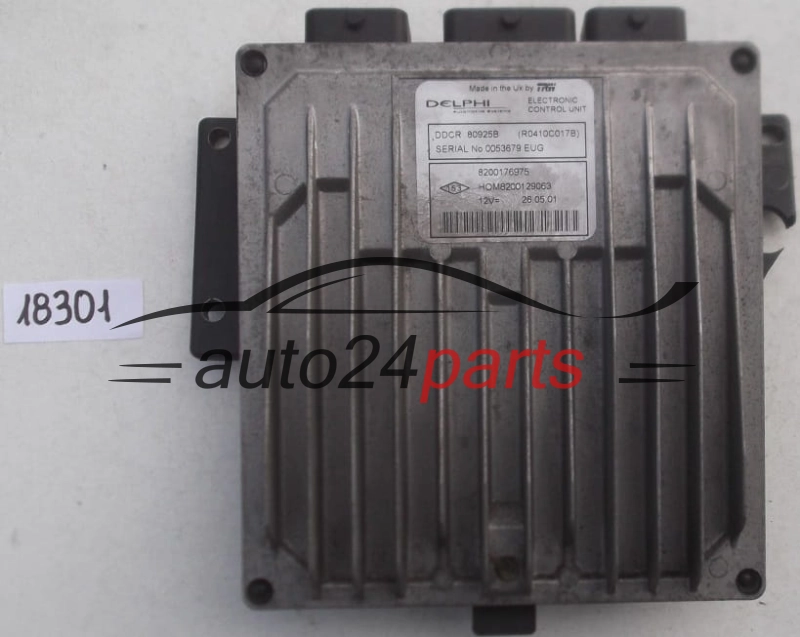 KOMPUTER STEROWNIK SILNIKA RENAULT CLIO 1.5 DCI Delphi R0410C017B, 8200176975, HOM 8200129063