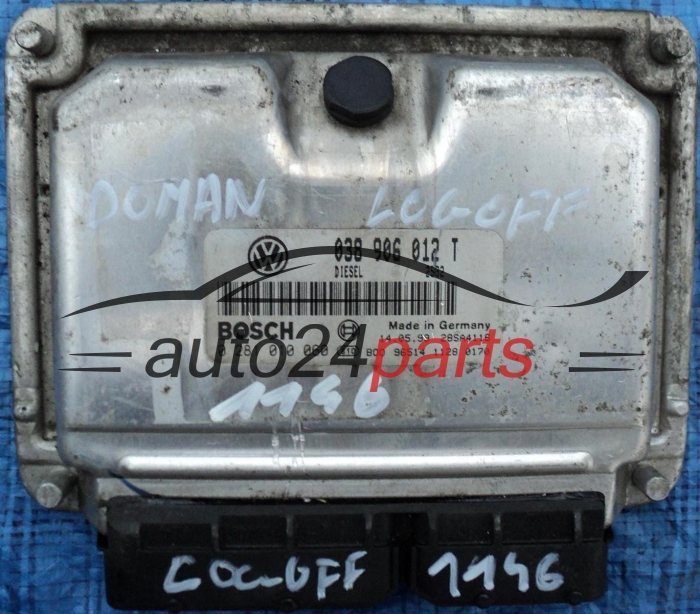 ECU CENTRALITA DE MOTOR SEAT LEON TOLEDO 1.9 TDI AHF 038906012T, BOSCH 0281010060, 28SA4116