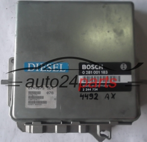 MOTORSTEUERGERÄT ECU STEUERGERAT BMW E34 525 2.5 TDS BOSCH 0281001183, 0 281 001 183, 2244734, 2 244 734