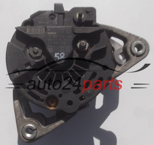Alternateur OPEL 1.0 1.2 BOSCH 0 124 225 018,  24 437 119 XK