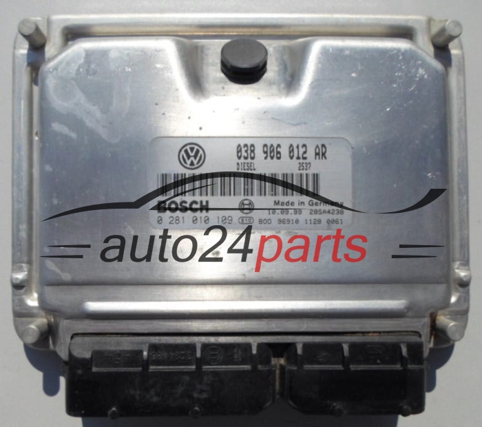 Μονάδα Ελέγχου Κινητήρα VOLKSWAGEN POLO 1.9 SDI AGD BOSCH 0 281 010 109,  038 906 012 AR