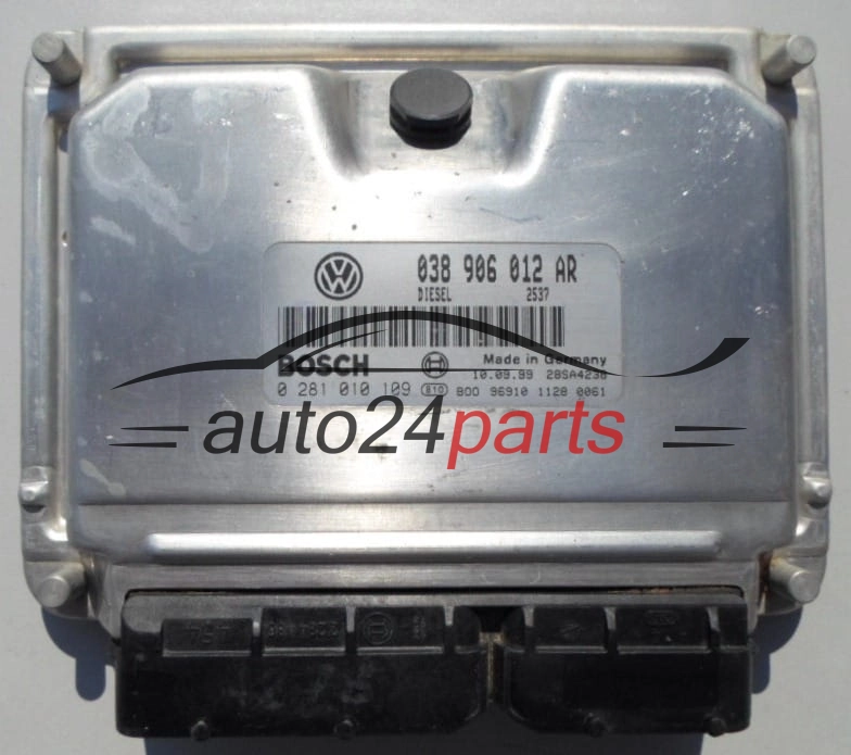 Μονάδα Ελέγχου Κινητήρα VOLKSWAGEN POLO 1.9 SDI AGD BOSCH 0 281 010 109,  038 906 012 AR