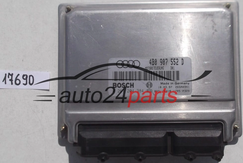 ECU CENTRALITA DE MOTOR AUDI A6 C5 2.4 BOSCH 0 261 204 384