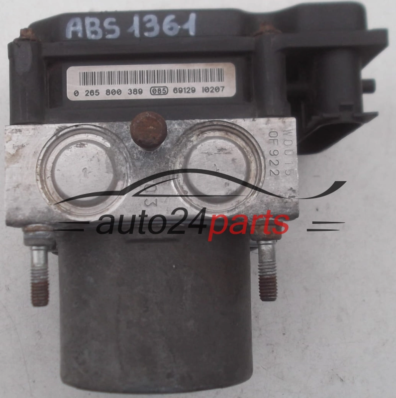 POMPE HYDRAULIQUE ET CALCULATEUR dABS HYUNDAI GETZ BOSCH 0 265 231 357, 0265231357, 58910-1C310, 0 265 800 389, 0265800389