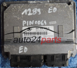 MOTORSTEUERGERÄT ECU STEUERGERÄT SKODA FABIA 1.4 MPI AME 047906033A, SIEMENS 5WP44193 07