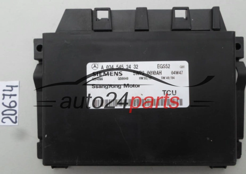 Getriebesteuergerät Steuergerät Automatik Getriebe SSANGYONG RODIUS A 034 545 24 32, A0345452432, 5WP2 0010AH, 5WP20010AH