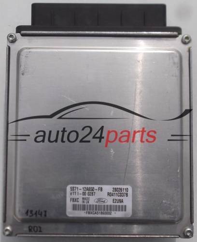 KOMPUTER STEROWNIK SILNIKA FORD MONDEO 2.0 TDCI, 5S71-12A650-FB, 5S7112A650FB, 28026110, R0411C037B 