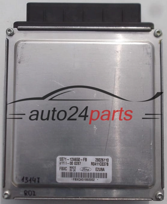 KOMPUTER STEROWNIK SILNIKA FORD MONDEO 2.0 TDCI, 5S71-12A650-FB, 5S7112A650FB, 28026110, R0411C037B 