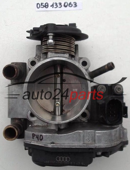 Σώμα πεταλούδας AUDI VOLKSWAGEN VDO 408-237-210-001, 408237210001, 058 133 063, 058133063