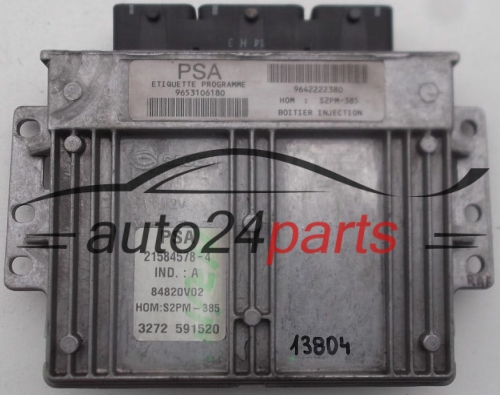 MOTORSTEUERGERÄT ECU STEUERGERÄT  CITROEN C2 SAGEM 21584578-4