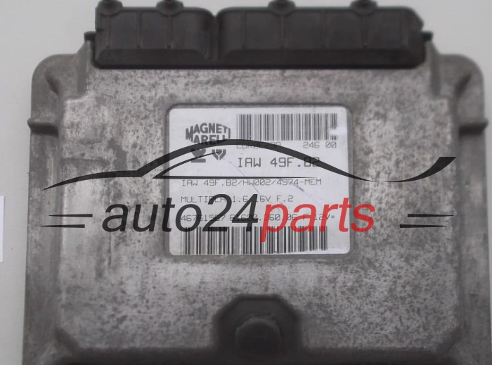 MOTORSTEUERGERÄT ECU STEUERGERÄT FIAT MULTIPLA 1.6 16V 46761567, IAWF9FB2, IAW 49F.B2, IAW 49F.B2/HW002/4974-MEM, 6160036006